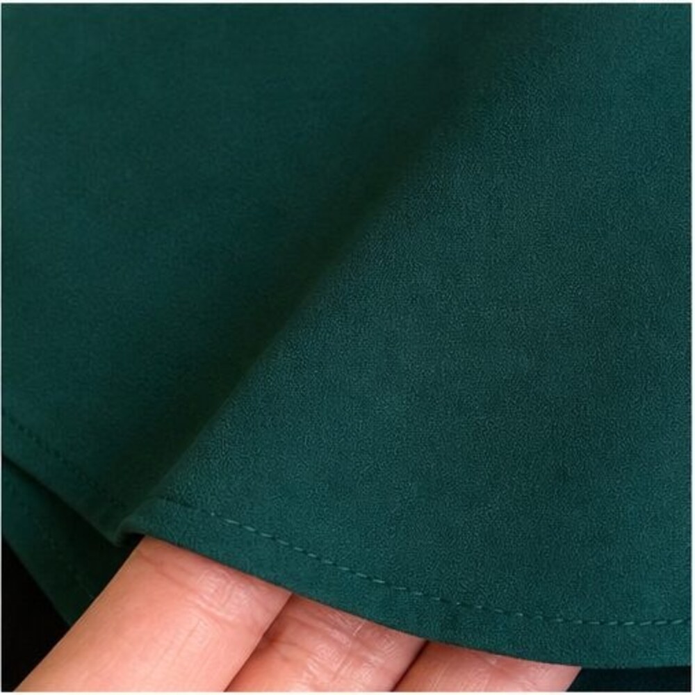 Emerald Button Blouse - Picture 6 of 6